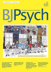 The British Journal of Psychiatry Volume 222 - Issue 1 -