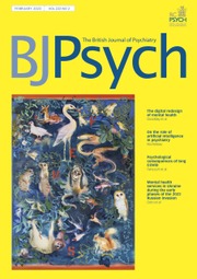 The British Journal of Psychiatry Volume 222 - Issue 2 -