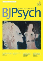 The British Journal of Psychiatry Volume 222 - Issue 6 -