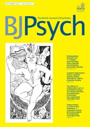 The British Journal of Psychiatry Volume 223 - Issue 3 -