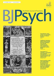 The British Journal of Psychiatry Volume 223 - Issue 4 -