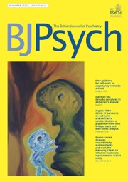 The British Journal of Psychiatry Volume 223 - Issue 5 -