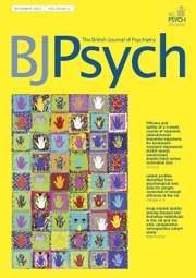 The British Journal of Psychiatry Volume 223 - Issue 6 -