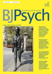 The British Journal of Psychiatry Volume 224 - Issue 5 -