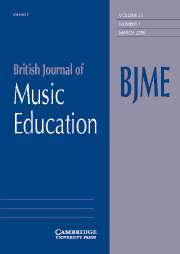 British Journal of Music Education Volume 23 - Issue 1 -
