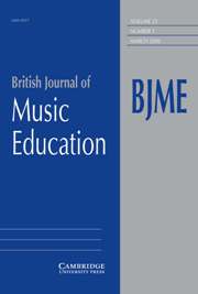 British Journal of Music Education Volume 25 - Issue 1 -