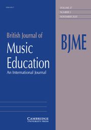 British Journal of Music Education Volume 37 - Issue 3 -