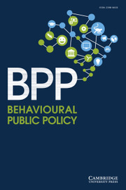 Behavioural Public Policy : Volume 6 - Issue 1 | Cambridge Core