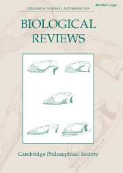 Biological Reviews Volume 78 - Issue 4 -