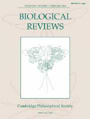 Biological Reviews Volume 81 - Issue 1 -
