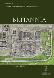 Britannia Volume 53 - Issue  -