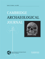 Cambridge Archaeological Journal Volume 18 - Issue 2 -