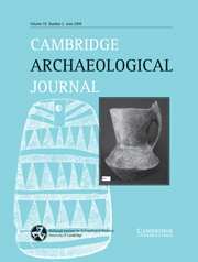 Cambridge Archaeological Journal Volume 19 - Issue 2 -