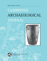 Cambridge Archaeological Journal Volume 20 - Issue 2 -