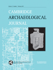 Cambridge Archaeological Journal Volume 21 - Issue 1 -