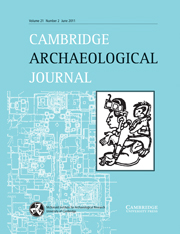 Cambridge Archaeological Journal Volume 21 - Issue 2 -