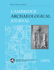 Cambridge Archaeological Journal Volume 21 - Issue 3 -