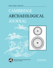 Cambridge Archaeological Journal Volume 22 - Issue 1 -