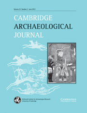 Cambridge Archaeological Journal Volume 22 - Issue 2 -