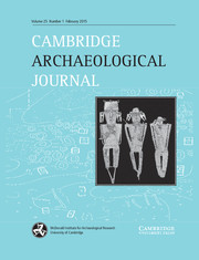 Cambridge Archaeological Journal Volume 25 - Issue 1 -