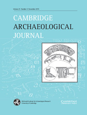 Cambridge Archaeological Journal Volume 25 - Issue 4 -