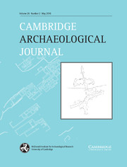 Cambridge Archaeological Journal Volume 26 - Issue 2 -