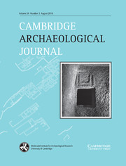 Cambridge Archaeological Journal Volume 26 - Issue 3 -