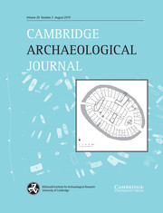 Cambridge Archaeological Journal Volume 29 - Issue 3 -