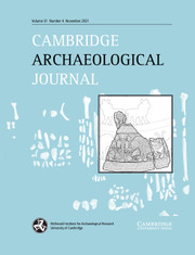 Cambridge Archaeological Journal Volume 31 - Issue 4 -