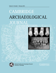 Cambridge Archaeological Journal Volume 32 - Issue 1 -