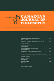 Canadian Journal of Philosophy Volume 1 - Issue 2 -