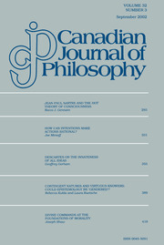 Canadian Journal of Philosophy Volume 32 - Issue 3 -