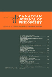 Canadian Journal of Philosophy Volume 7 - Issue 3 -
