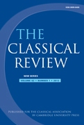 The Classical Review Volume 62 - Issue 1 -