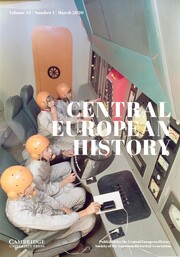 Central European History Volume 53 - Issue 1 -