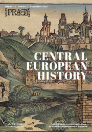 Central European History Volume 54 - Issue 3 -