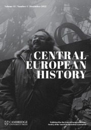 Central European History Volume 55 - Issue 4 -