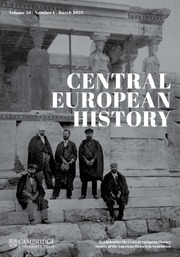Central European History Volume 56 - Issue 1 -