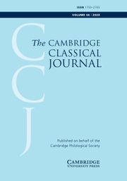 The Cambridge Classical Journal Volume 66 - Issue  -