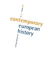 Contemporary European History Volume 13 - Issue 1 -