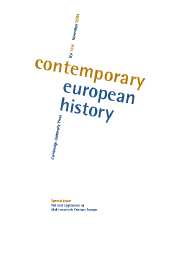Contemporary European History Volume 13 - Issue 4 -