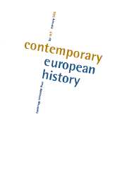 Contemporary European History Volume 14 - Issue 1 -