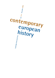 Contemporary European History Volume 17 - Issue 4 -