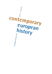 Contemporary European History Volume 18 - Issue 2 -