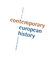 Contemporary European History Volume 19 - Issue 2 -
