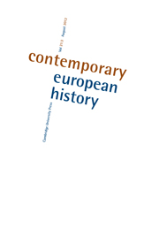 Contemporary European History Volume 21 - Issue 3 -  Towards a New History of European Law
