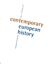 Contemporary European History Volume 21 - Issue 4 -