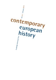 Contemporary European History Volume 23 - Issue 1 -