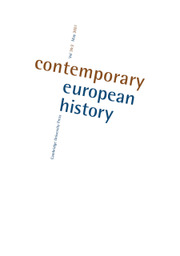 Contemporary European History Volume 30 - Special Issue2 -  European Cultural Diplomacy and the Twenty Years' Crisis, 1919–1939