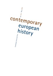 Contemporary European History Volume 33 - Issue 2 -